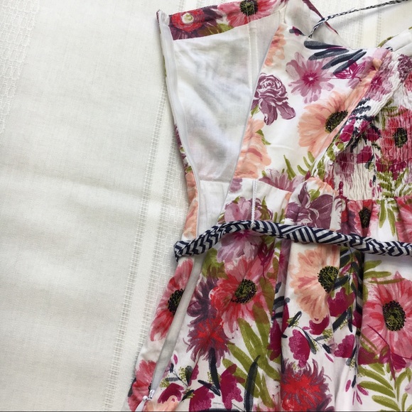 Aryeh Floral Summer Dress, Removable Straps, sz M - Picture 7 of 8